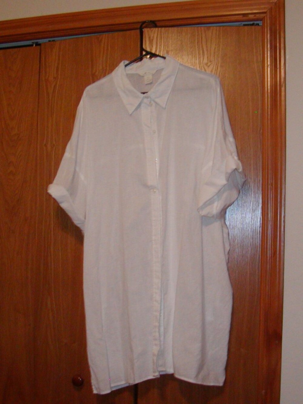 Long white shirt